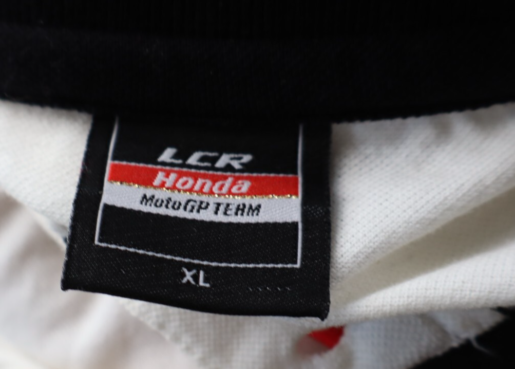 LCR MOTO GP TEAM MAGLIA POLO HONDA UOMO TG XL MAN SPORT T-SHIRT AUTOGRAFATA