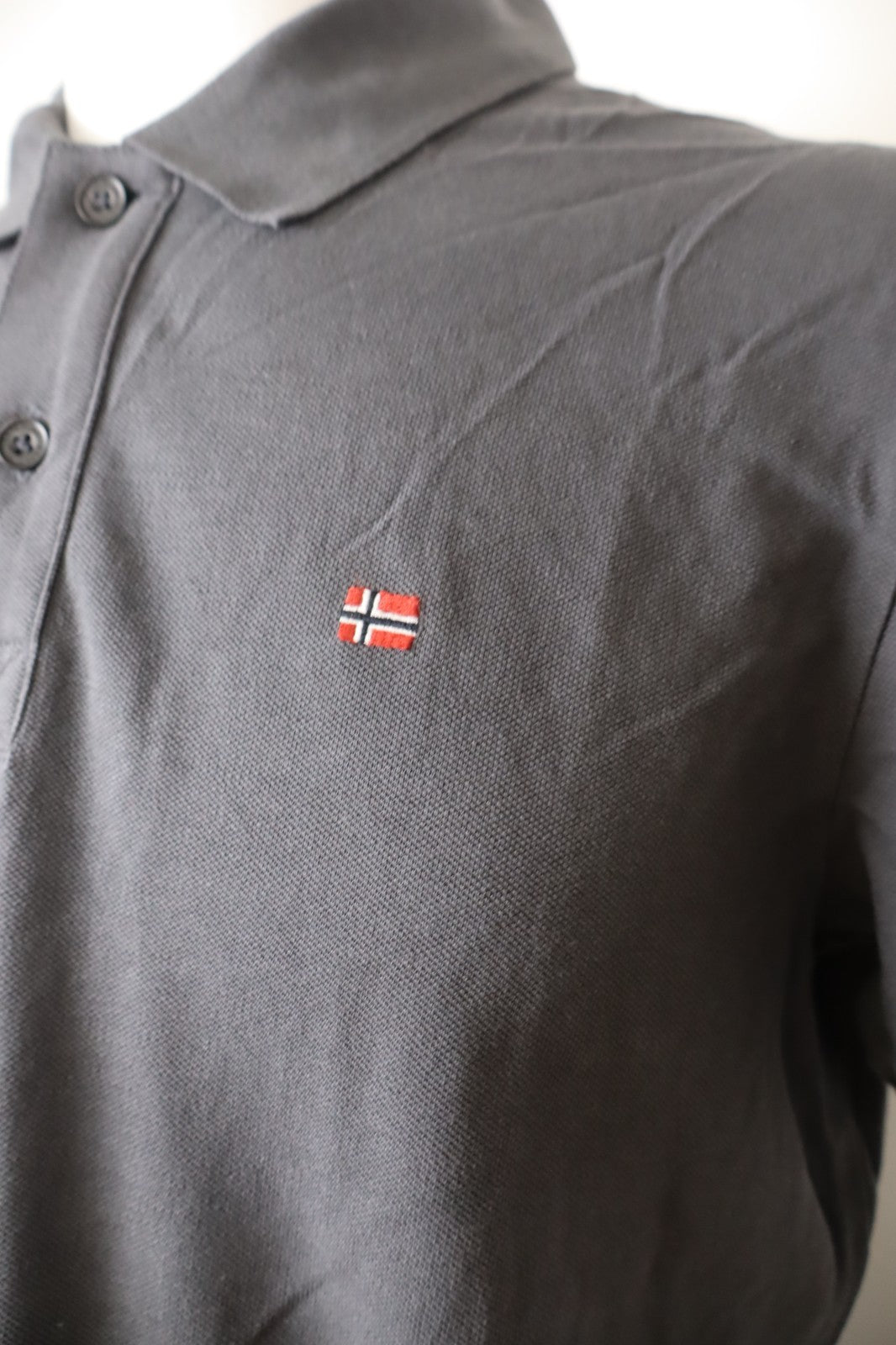 NAPAPIJRI MAGLIA POLO UOMO TG. L MAN T-SHIRT CASUAL VINTAGE COTONE COTTON