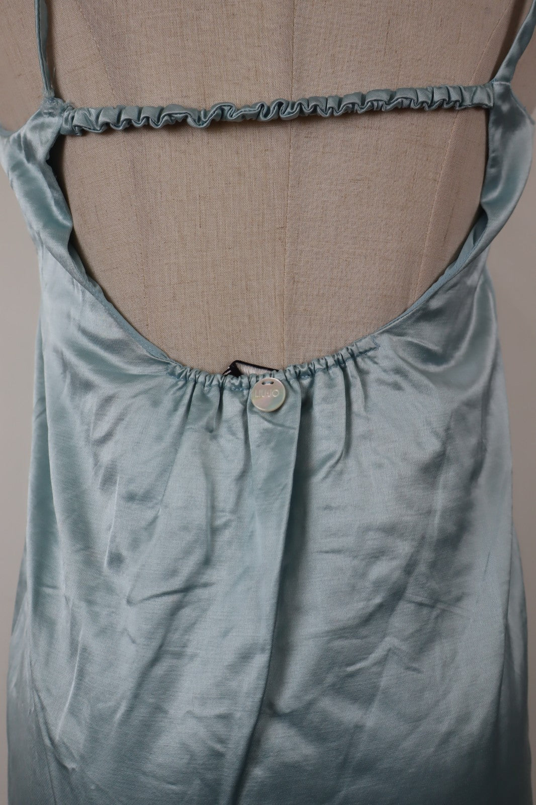 LIU JO VESTITO DONNA TG. 42 WOMAN CASUAL VINTAGE DRESS ABITO VISCOSA COTONE
