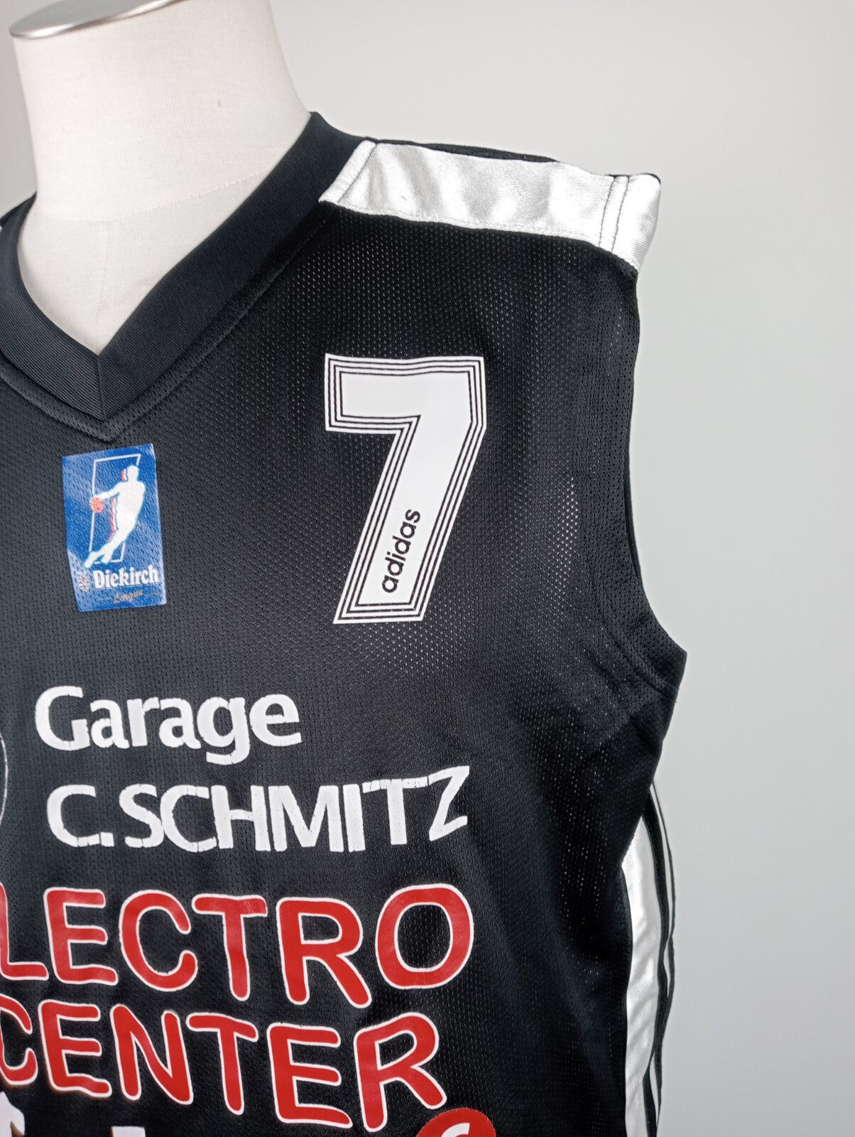 ADIDAS CANOTTA BASKET DIEKIRCH N 7 T-SHIRT SMANICATO UOMO TG L SPORT