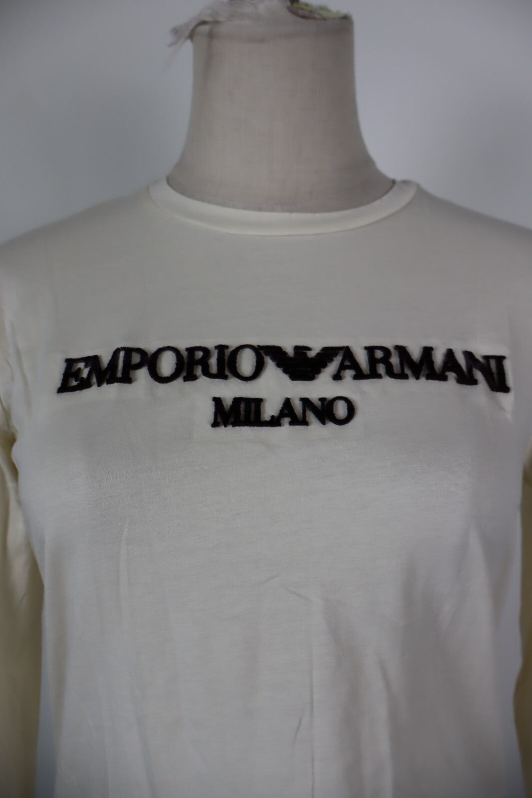 EMPORIO ARMANI MAGLIA DONNA TG S WOMAN CASUAL VINTAGE TOP T-SHIRT COTONE