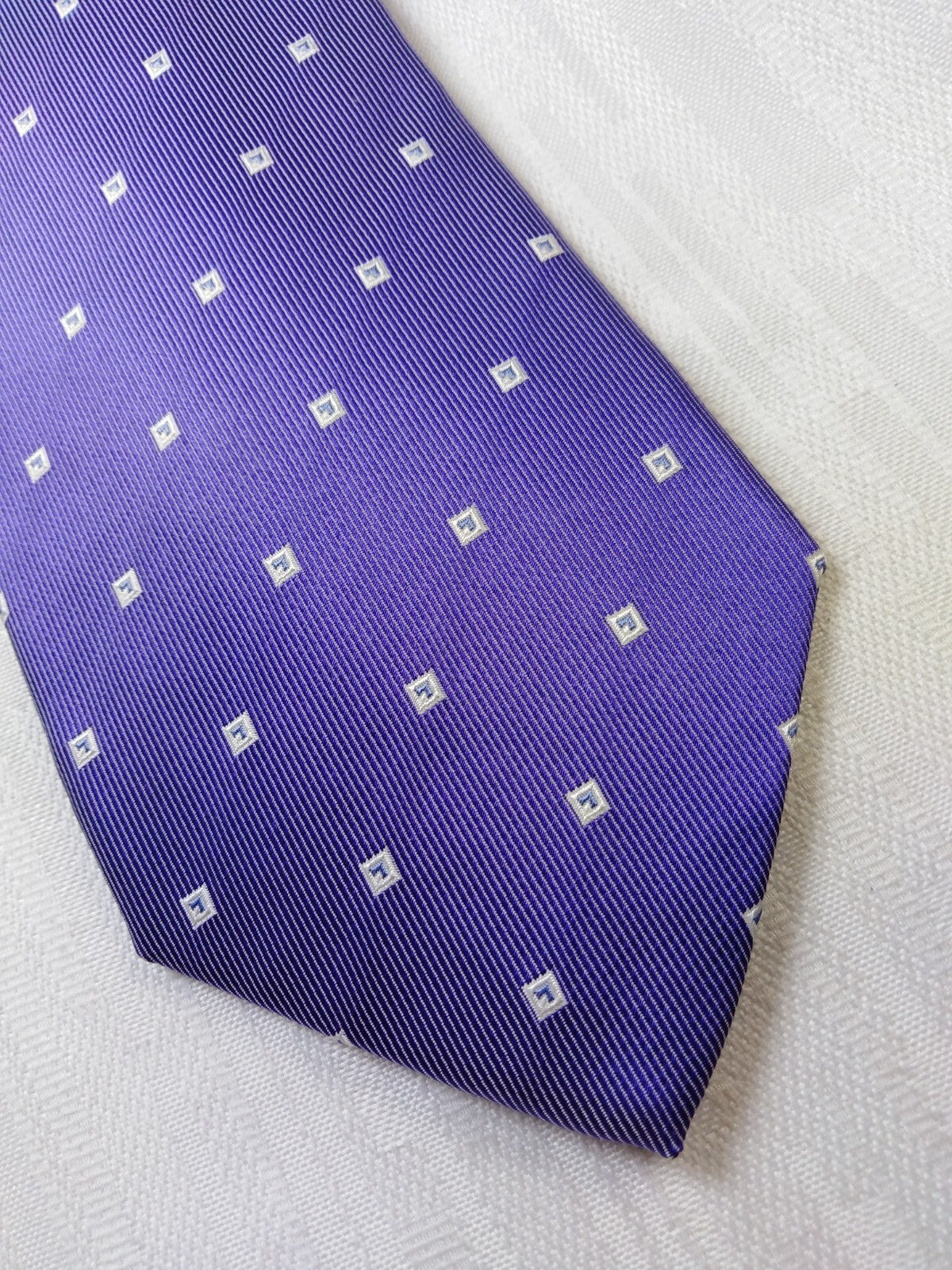 NINO SALZANO 100% SILK TIE SETA CRAVATTA NECKTIE MADE IN ITALIA CLASSIC