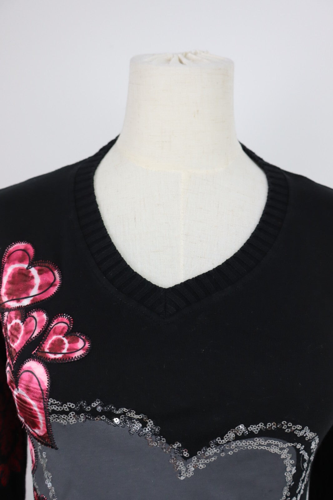 DESIGUAL MAGLIA DONNA TG. S WOMAN T-SHIRT CASUAL VINTAGE COTONE