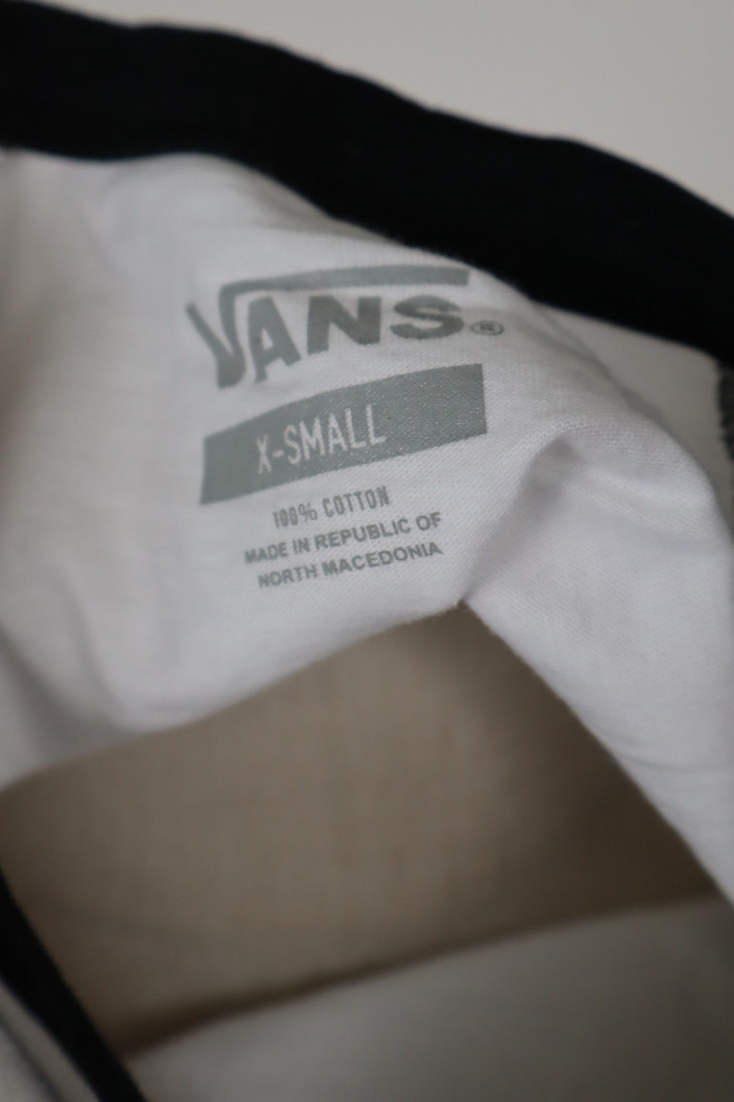VANS MAGLIA DONNA TG. XS WOMAN CASUAL VINTAGE T-SHIRT  TOP COTONE
