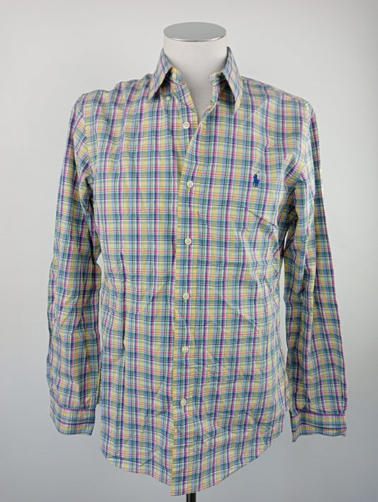 RALPH LAUREN CAMICIA UOMO COTONE TG. M  MAN CASUAL VINTAGE SHIRT