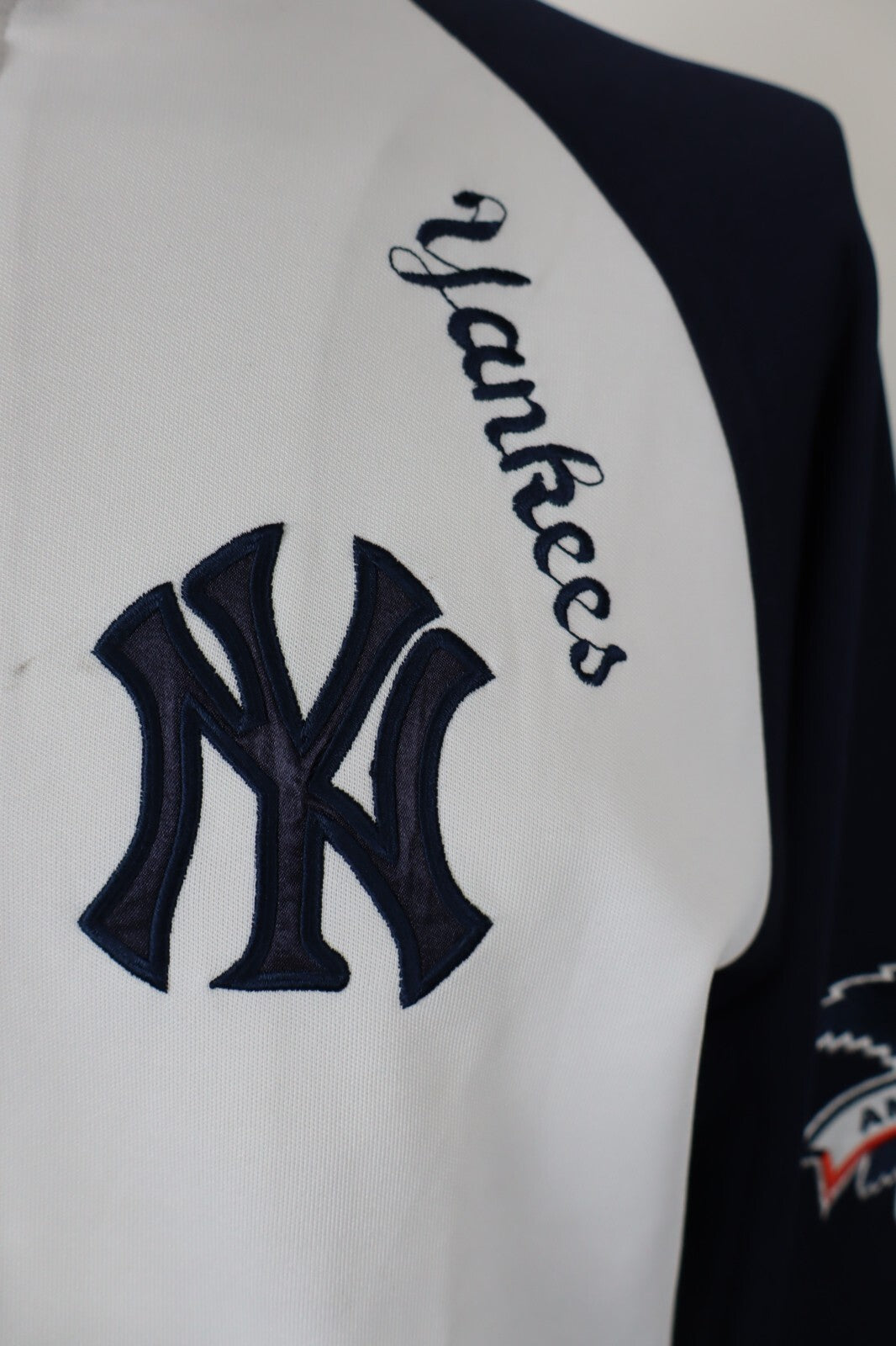 MAJESTIC NY YANKEES METS BATTLE FELPA UOMO Tg L MAN  VINTAGE SPORT  BASEBALL