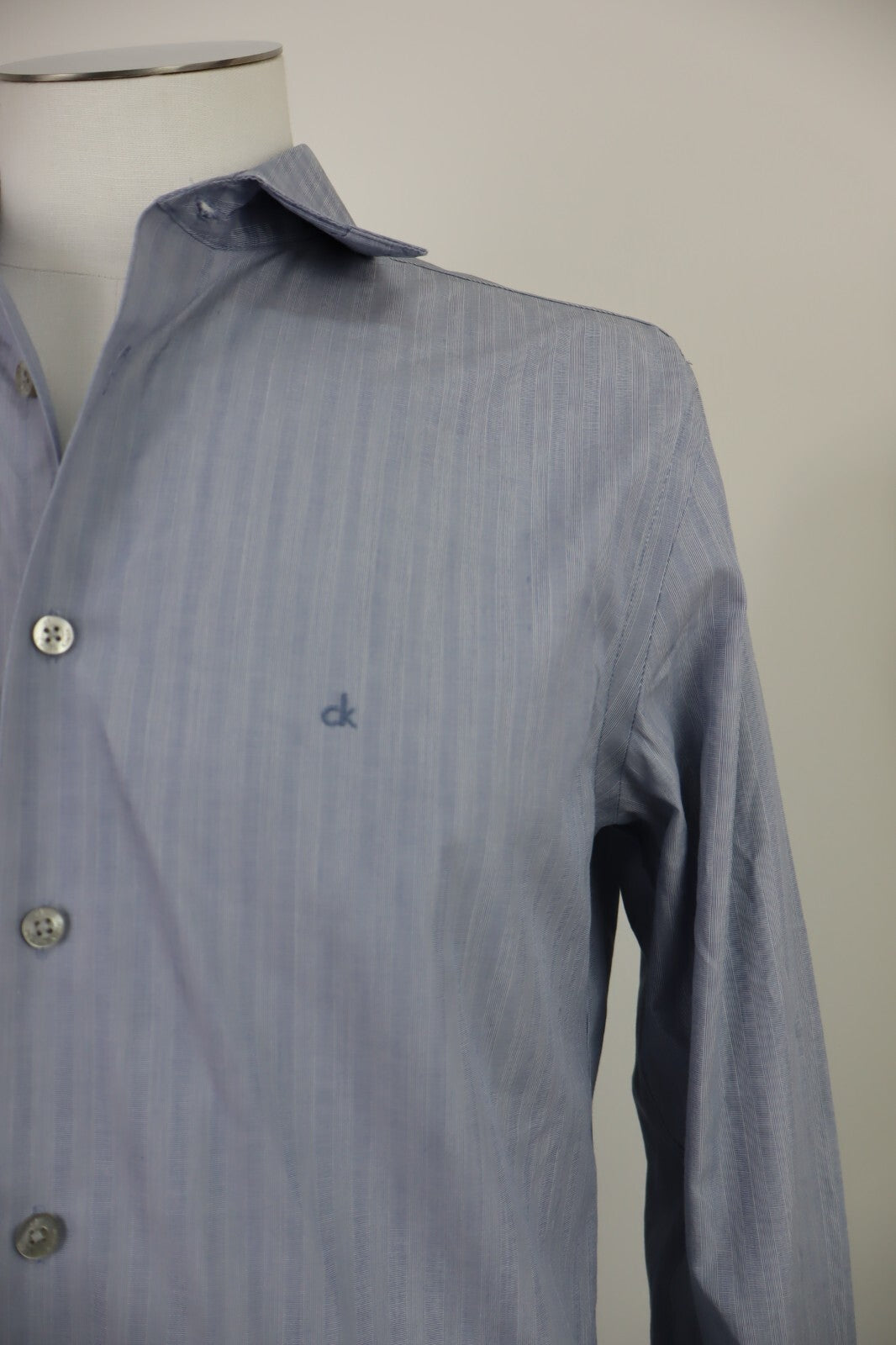 CALVIN KLEIN CK CAMICIA UOMO TG. 39 - 15  MAN CASUAL VINTAGE SHIRT COTONE COTTON