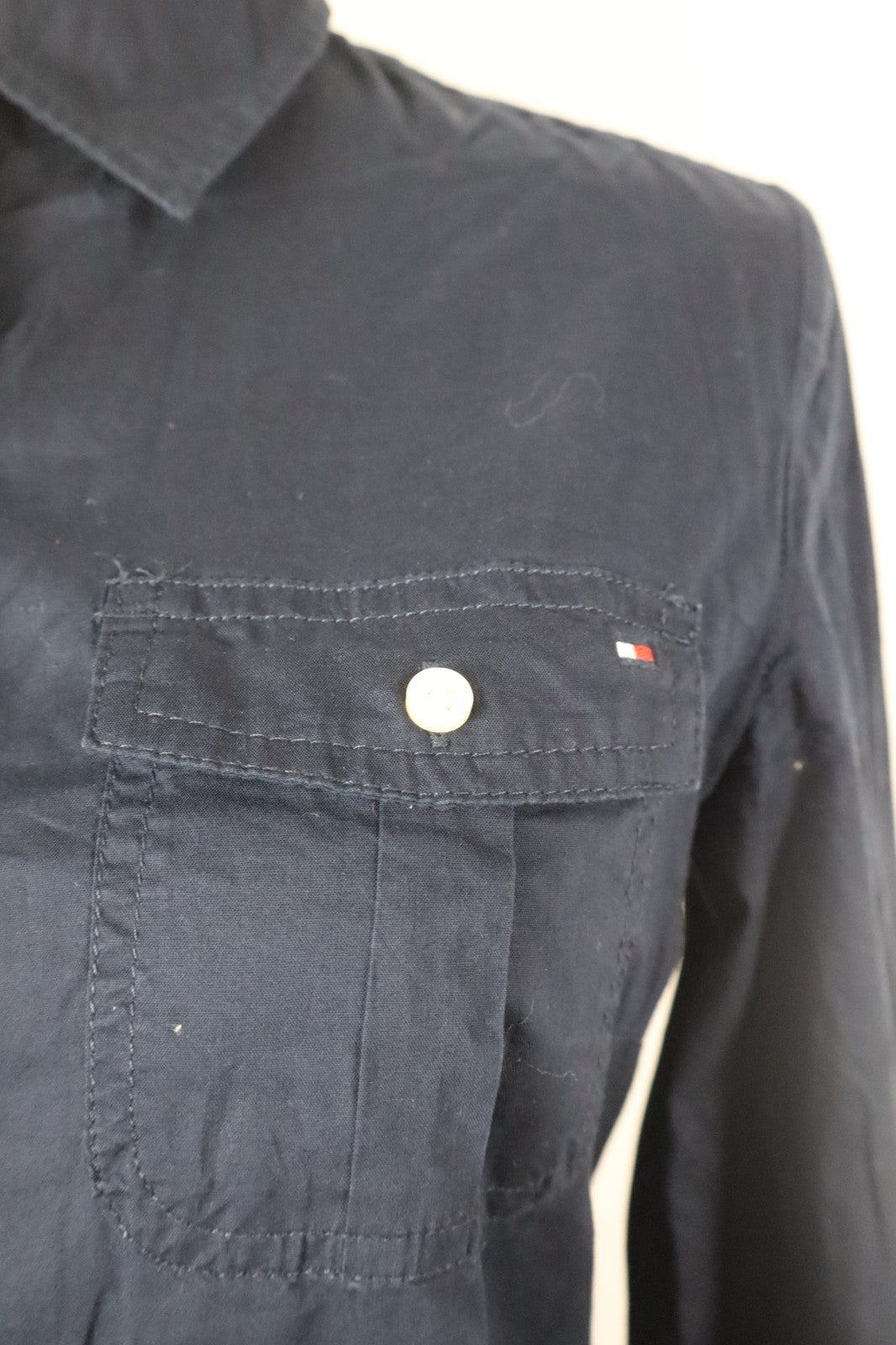 TOMMY HILFIGER CAMICIA DONNA TG S WOMAN SHIRT CASUAL VINTAGE COTONE COTTON