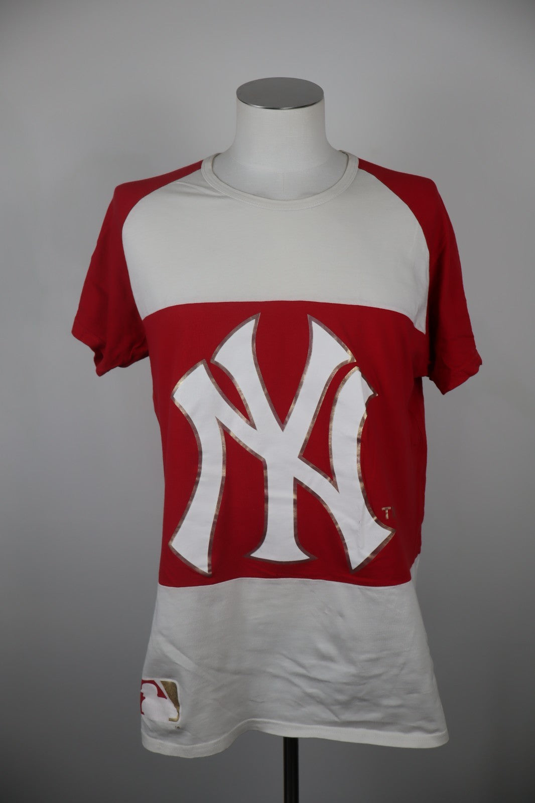 MAJESTIC COOPERSTOWN NEW YORK YANKEES MAGLIA UOMO BASEBALL L SPORT T-SHIRT