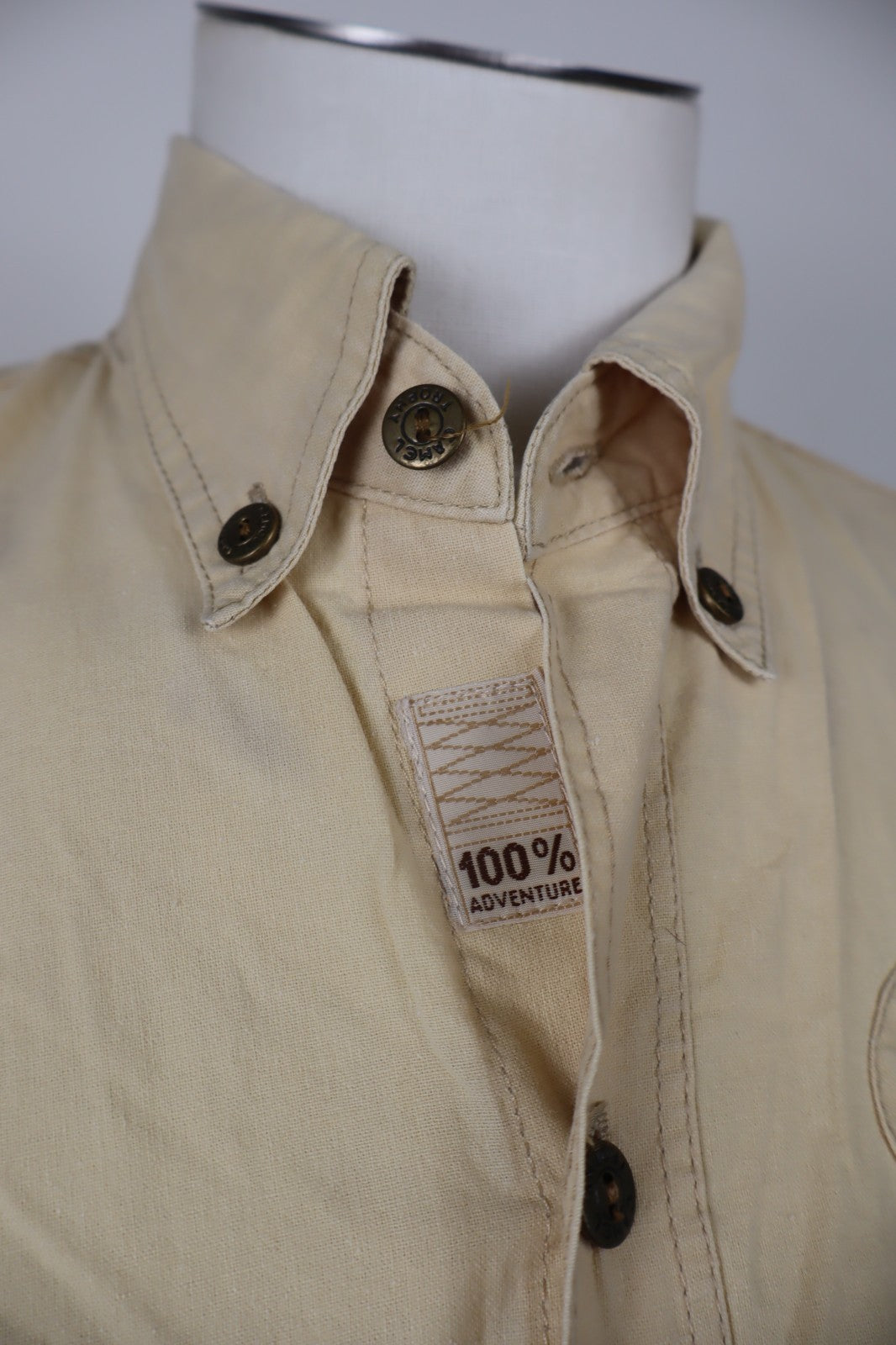 CAMEL TROPHY ADVENTURE CAMICIA UOMO COTONE TG L MAN VINTAGE COTTON SHIRT LOGO