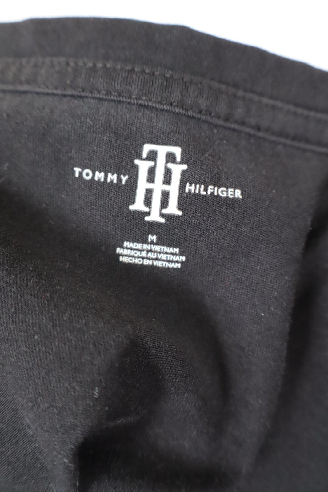 TOMMY HILFIGER MAGLIA DONNA TG. M WOMAN CASUAL VINTAGE T-SHIRT TOP COTONE