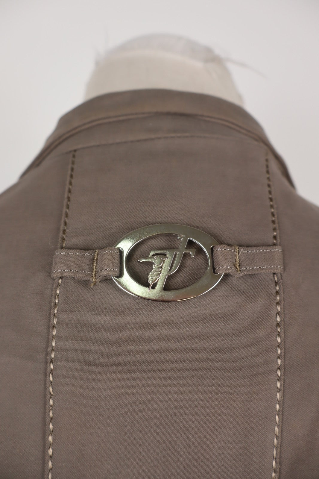 TRUSSARDI JEANS GIACCA BLAZER CON GANCETTI DONNA Tg 46 WOMAN VINTAGE JACKET