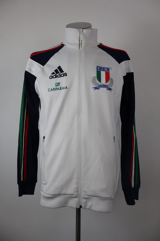 ADIDAS ITALIA RUGBY GIACCA SPORTIVA UOMO Tg. S MAN CASUAL SPORT JACKET F.I.R.