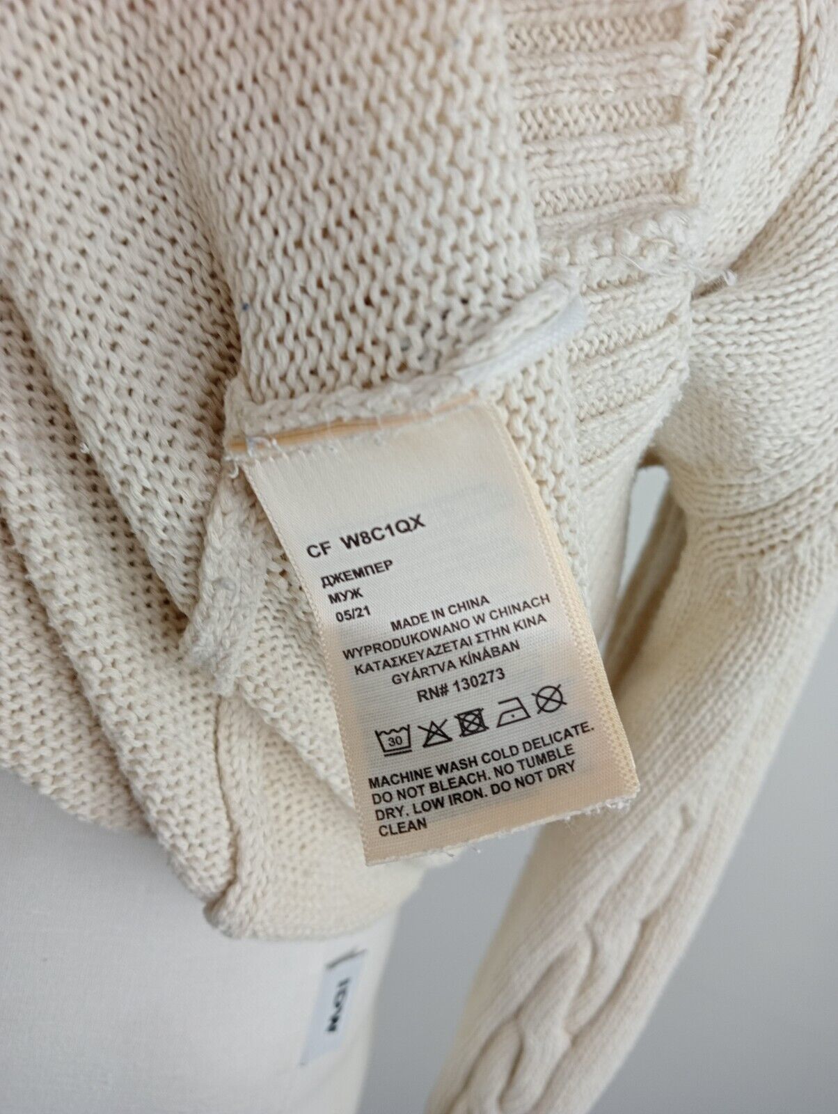 WRANGLER MAGLIONE COTONE COTTON UOMO L MAN SWEATER CASUAL VINTAGE ITALY