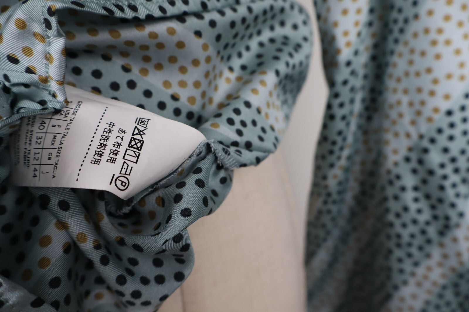 EMME MARELLA CAMICIA BLUSA DONNA TG. 44 WOMAN SHIRT CASUAL VINTAGE POIS