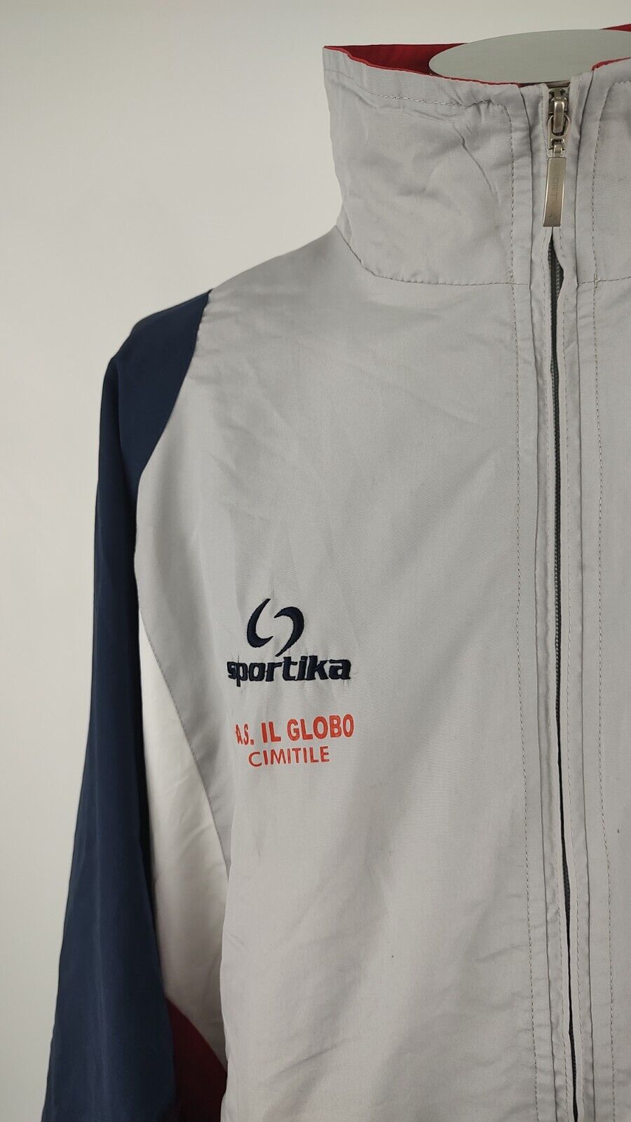 SPORTIKA U.S. TRIESTINA GIACCA SPORT CALCIO UOMO Tg XL VINTAGE MAN JACKET