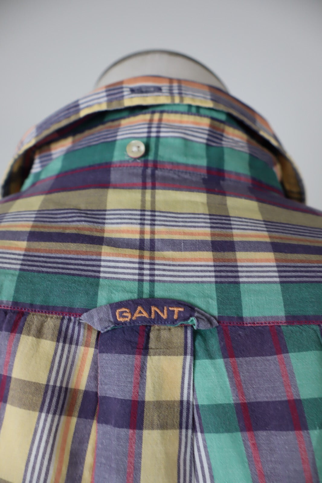 GANT CAMICIA UOMO TG L MAN SHIRT CASUAL VINTAGE COTONE COTTON