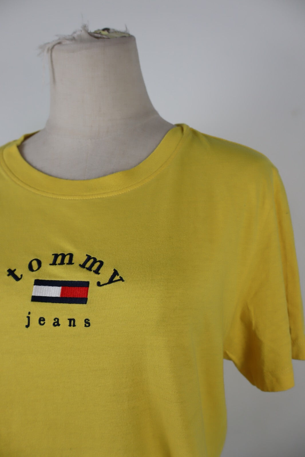 TOMMY HILFIGER JEANS MAGLIA DONNA TG. M WOMAN CASUAL VINTAGE TOP T-SHIRT COTONE