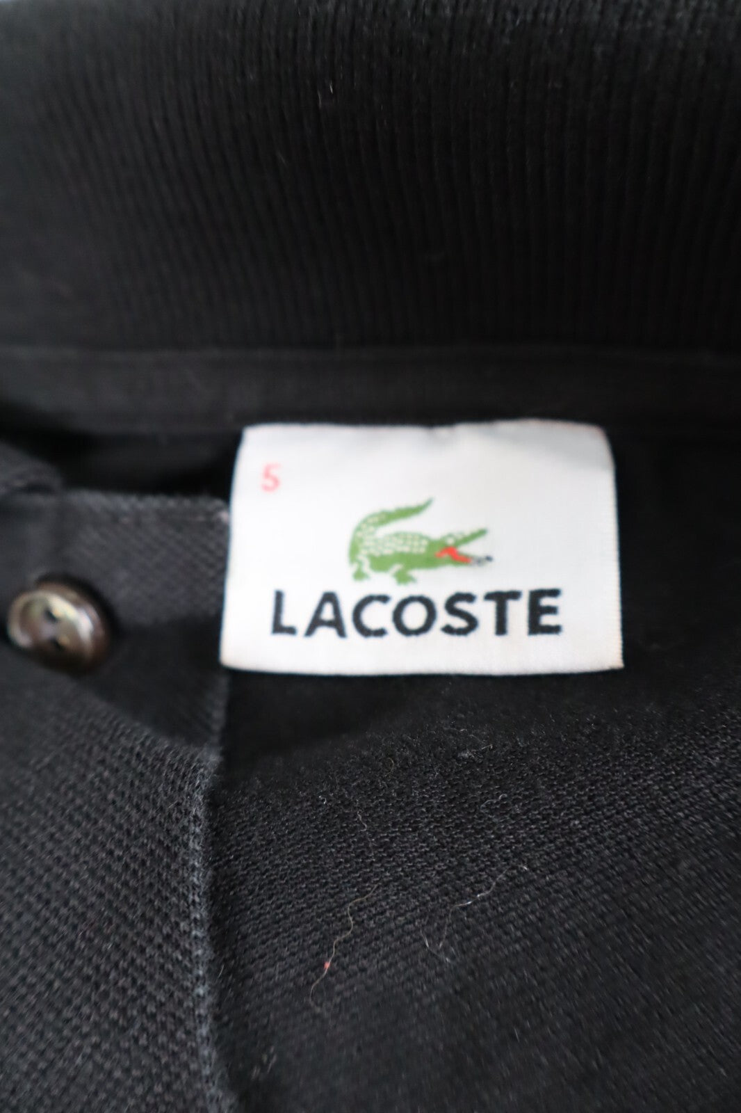 LACOSTE POLO MAGLIA UOMO COTONE TG. 5 MAN COTTON SHIRT CASUAL VINTAGE