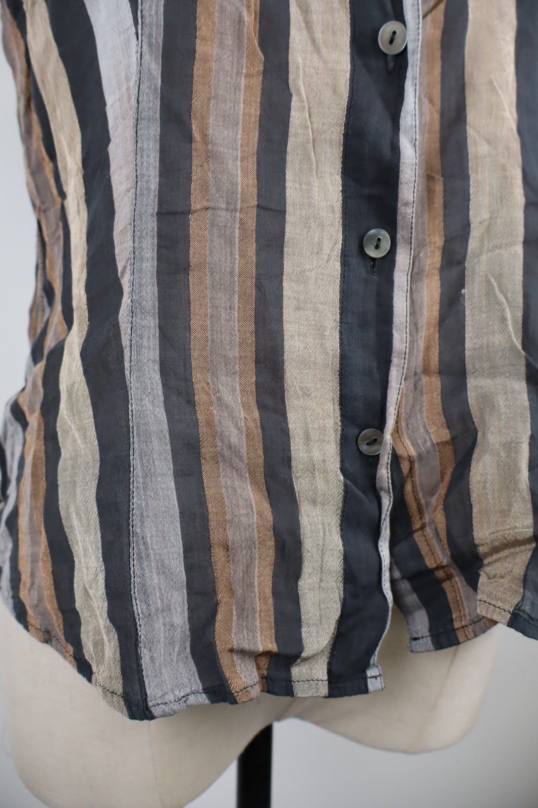 MARELLA CAMICIA  DONNA TG. 42 WOMAN SHIRT COTONE COTTON CASUAL VINTAGE RIGHE