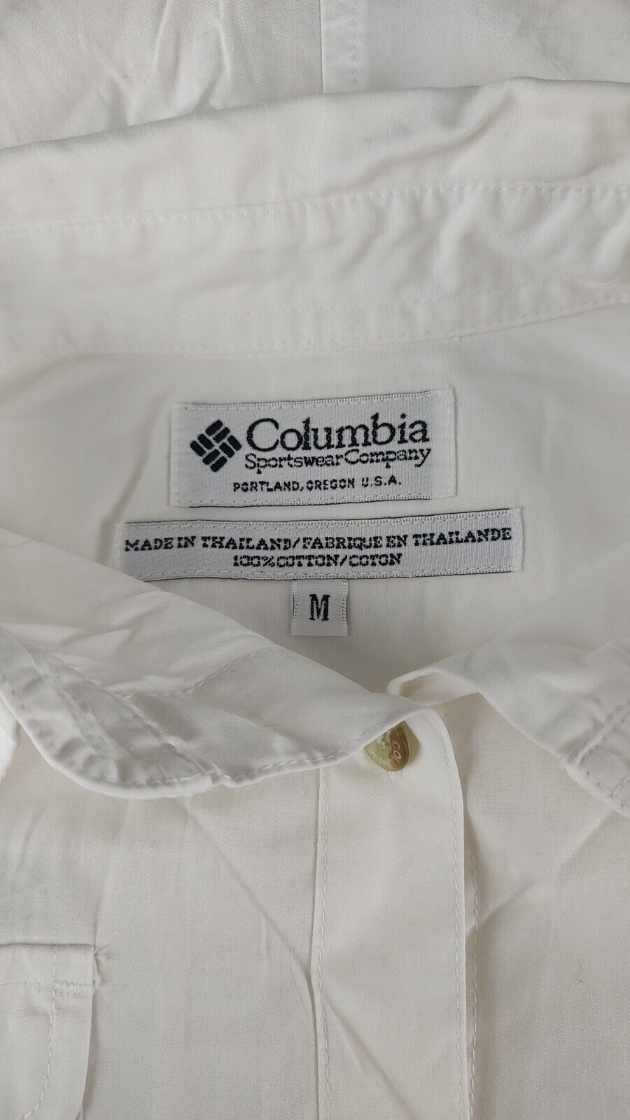 COLUMBIA CAMICIA  DONNA TG. M WOMAN SHIRT CASUAL VINTAGE