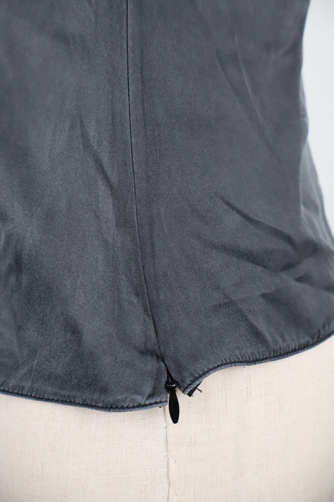 EMPORIO ARMANI TOP MAGLIA DONNA TG 40 WOMAN CASUAL VINTAGE T-SHIRT SETA LYCRA