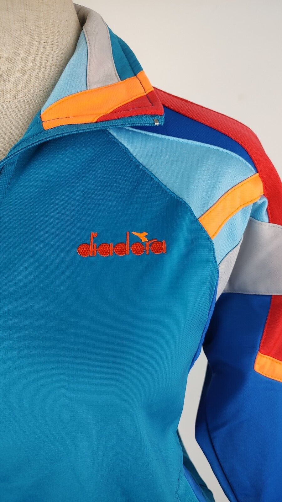 DIADORA SPORT JACKET DONNA Tg. 36 WOMAN CASUAL JACKET VINTAGE