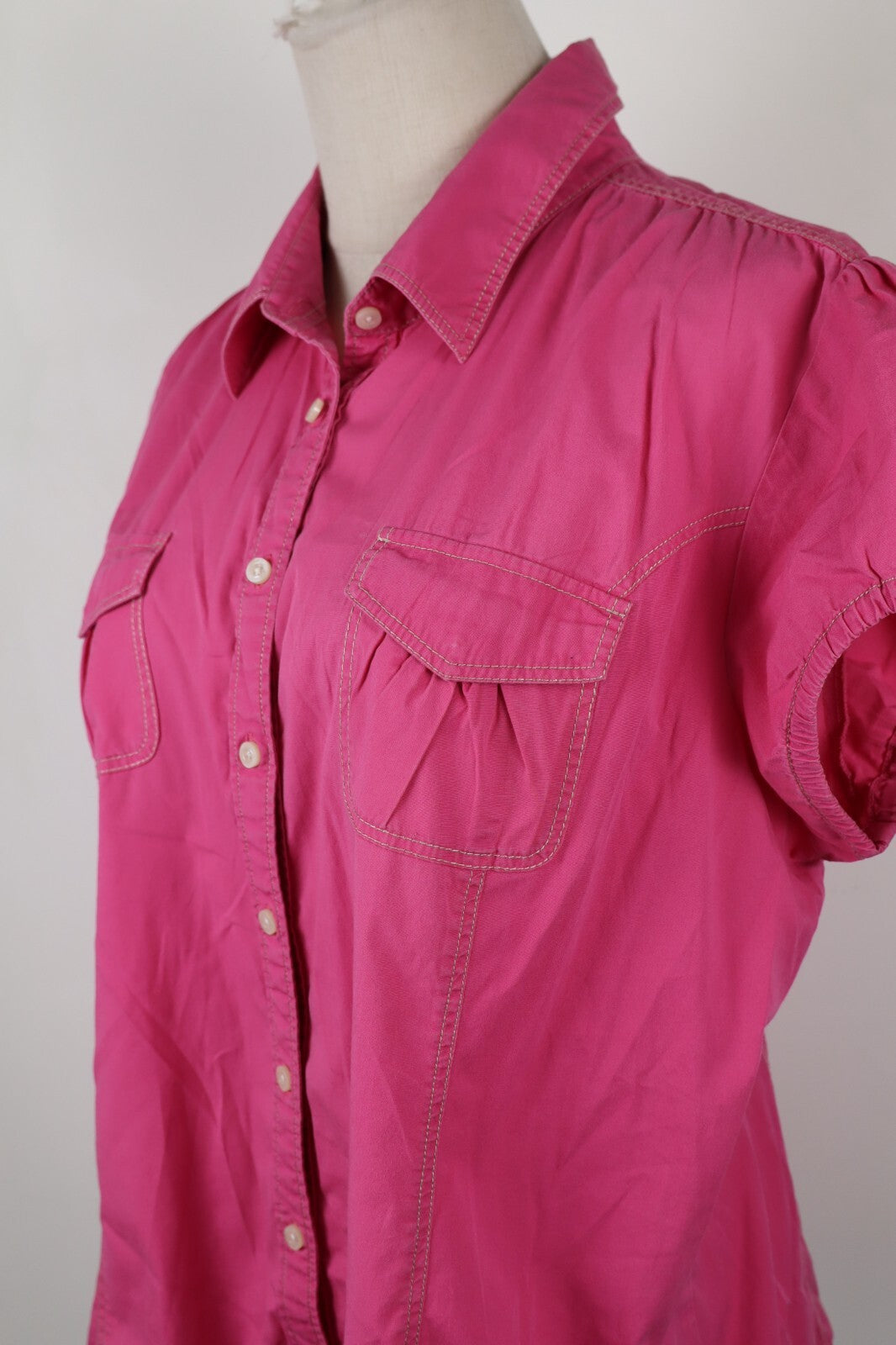 TOMMY HILFIGER CAMICIA DONNA TG. XL WOMAN SHIRT CASUAL VINTAGE COTONE COTTON