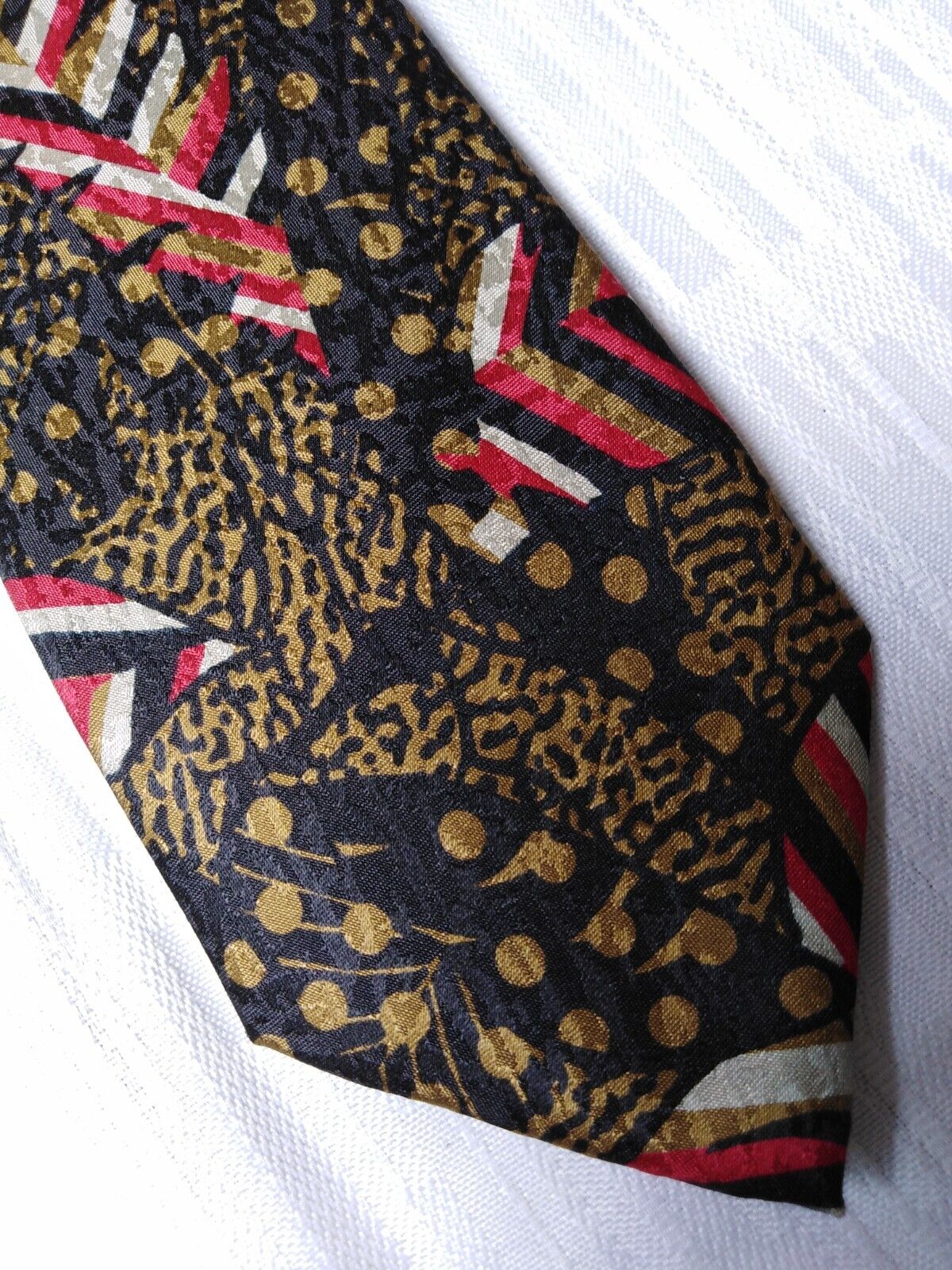 TINO COSMA 100% SILK TIE SETA CRAVATTA NECKTIE MADE IN ITALY