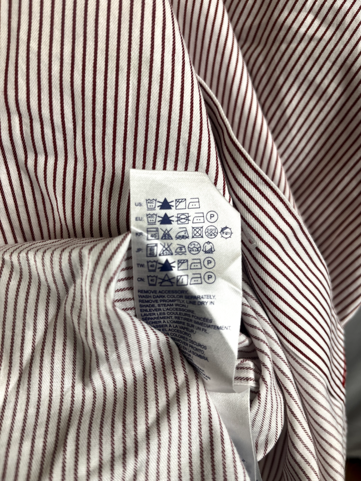 TOMMY HILFIGER CAMICIA UOMO TG. 41 / 16 MAN CASUAL VINTAGE SHIRT COTONE COTTON