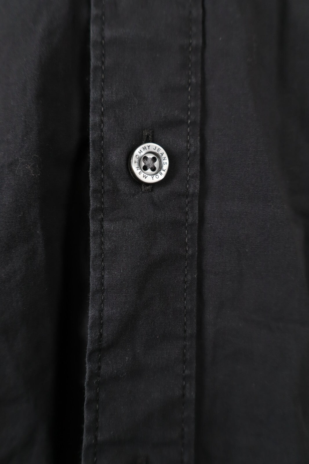 TOMMY JEANS HILFIGER CAMICIA SHIRT UOMO Tg M MAN VINTAGE CASUAL COTONE SLIM FIT