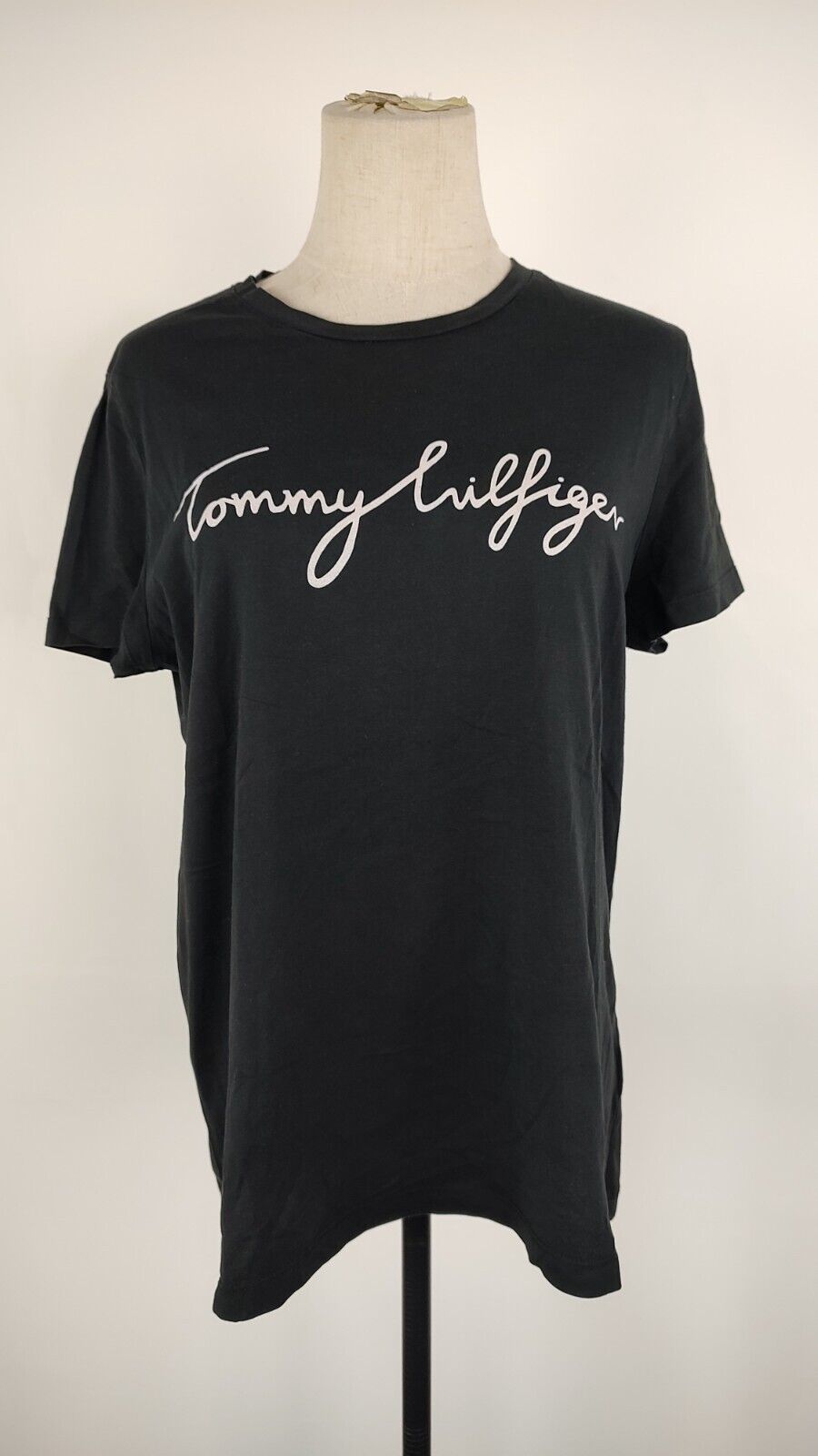 TOMMY HILFIGER MAGLIA COTONE DONNA TG. XL WOMAN CASUAL VINTAGE T-SHIRT