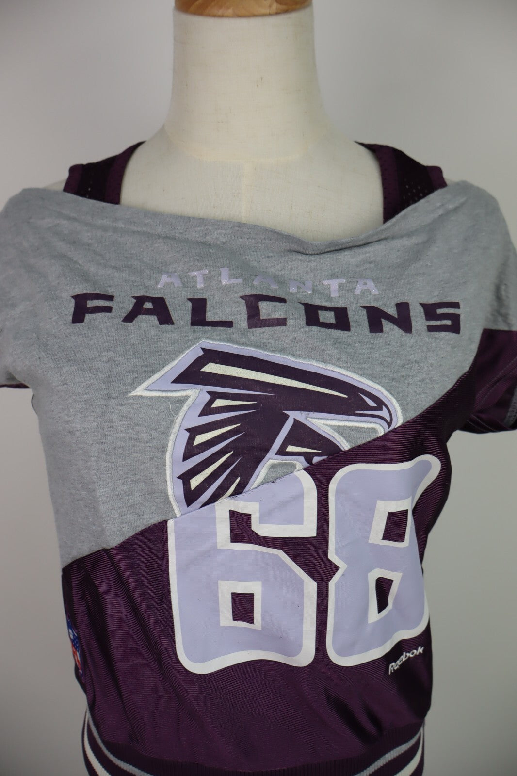 REEBOK ATLANTA FALCONS NFL MAGLIA DONNA TG. M WOMAN CASUAL VINTAGE T-SHIRT TOP