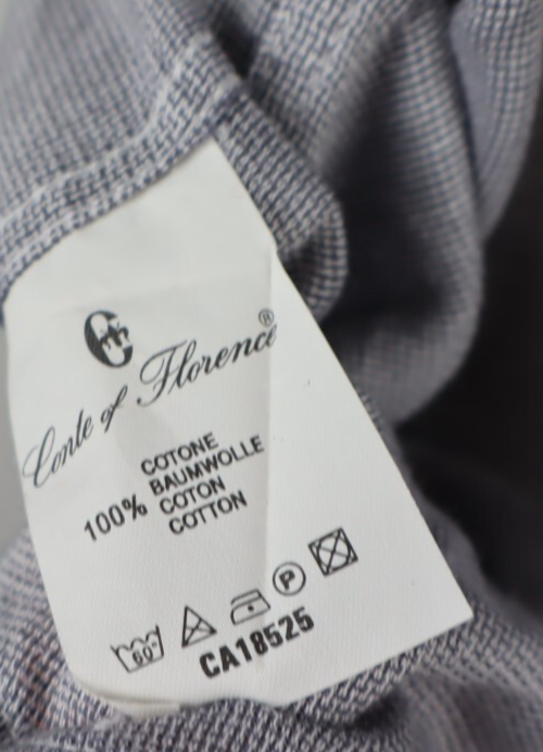 CONTE OF FLORENCE CAMICIA UOMO TG S MAN SHIRT CASUAL VINTAGE COTONE COTTON