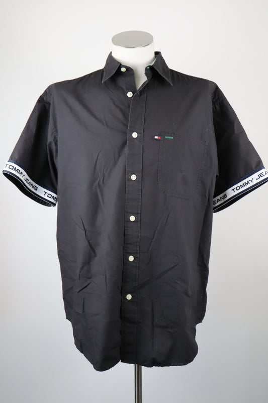 TOMMY HILFIGER CAMICIA UOMO 100% COTONE TG. M MAN CASUAL VINTAGE SHIRT