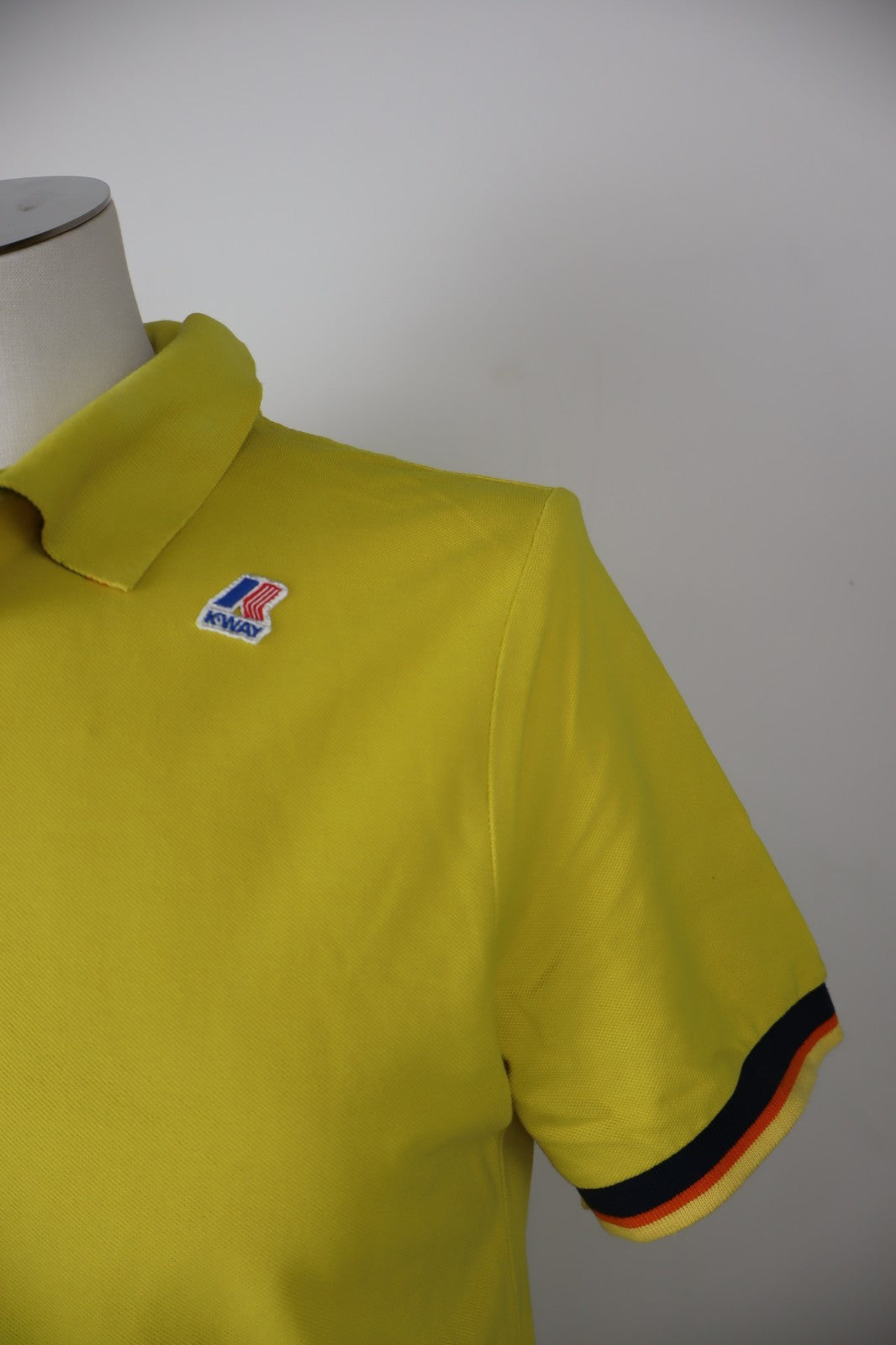 KWAY MAGLIA POLO UOMO COTONE TG M MAN COTTON T-SHIRT CASUAL VINTAGE VERDE LOGO
