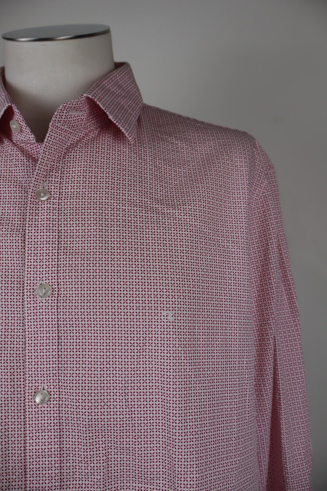 CALVIN KLEIN CAMICIA UOMO TG 44 17 1/2 MAN SHIRT CASUAL VINTAGE COTONE COTTON