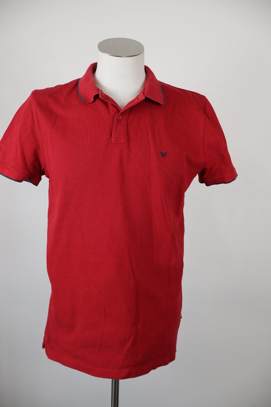 WRANGLER MAGLIA POLO UOMO TG. L MAN T-SHIRT CASUAL VINTAGE COTONE