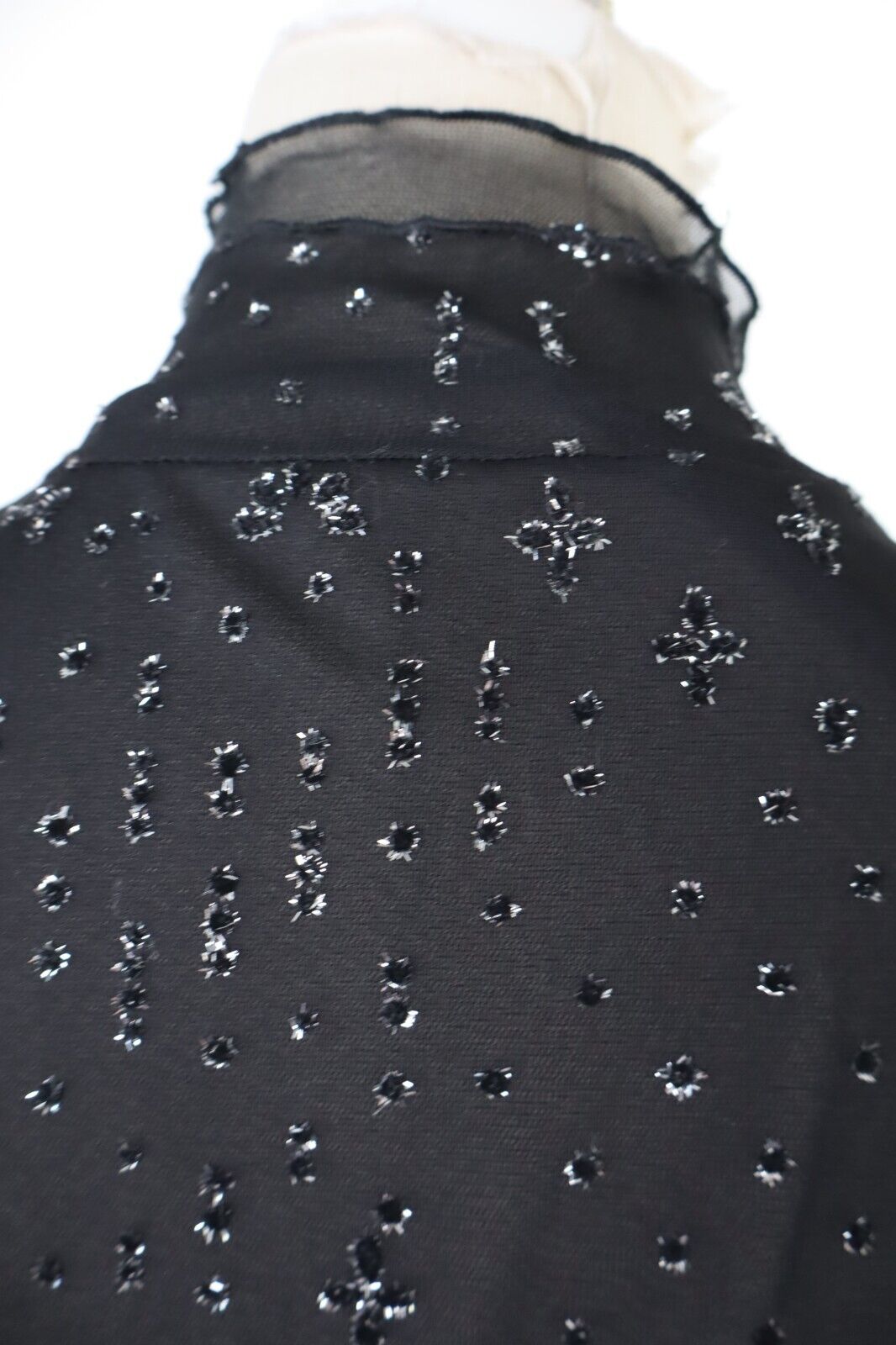 MAGLIA CROP TOP DONNA TG L WOMAN T-SHIRT GOTIC BRILLANTE SEXY VINTAGE Y2K 2000'S