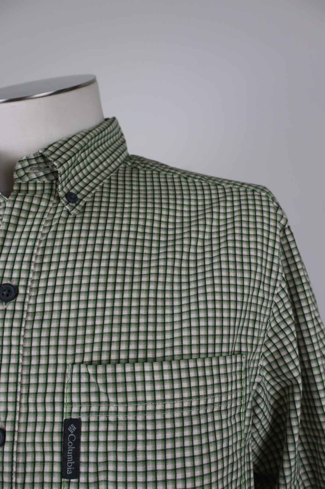 COLUMBIA CAMICIA UOMO TG. S MAN CASUAL VINTAGE  SHIRT COTONE COTTON