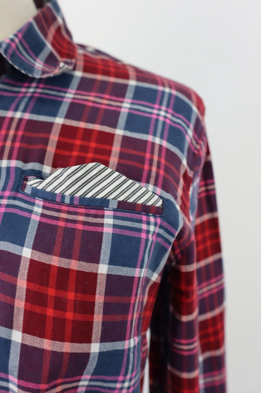 TOMMY HILFIGER CAMICIA  DONNA TG. 6 WOMAN SHIRT CASUAL VINTAGE COTONE COTTON