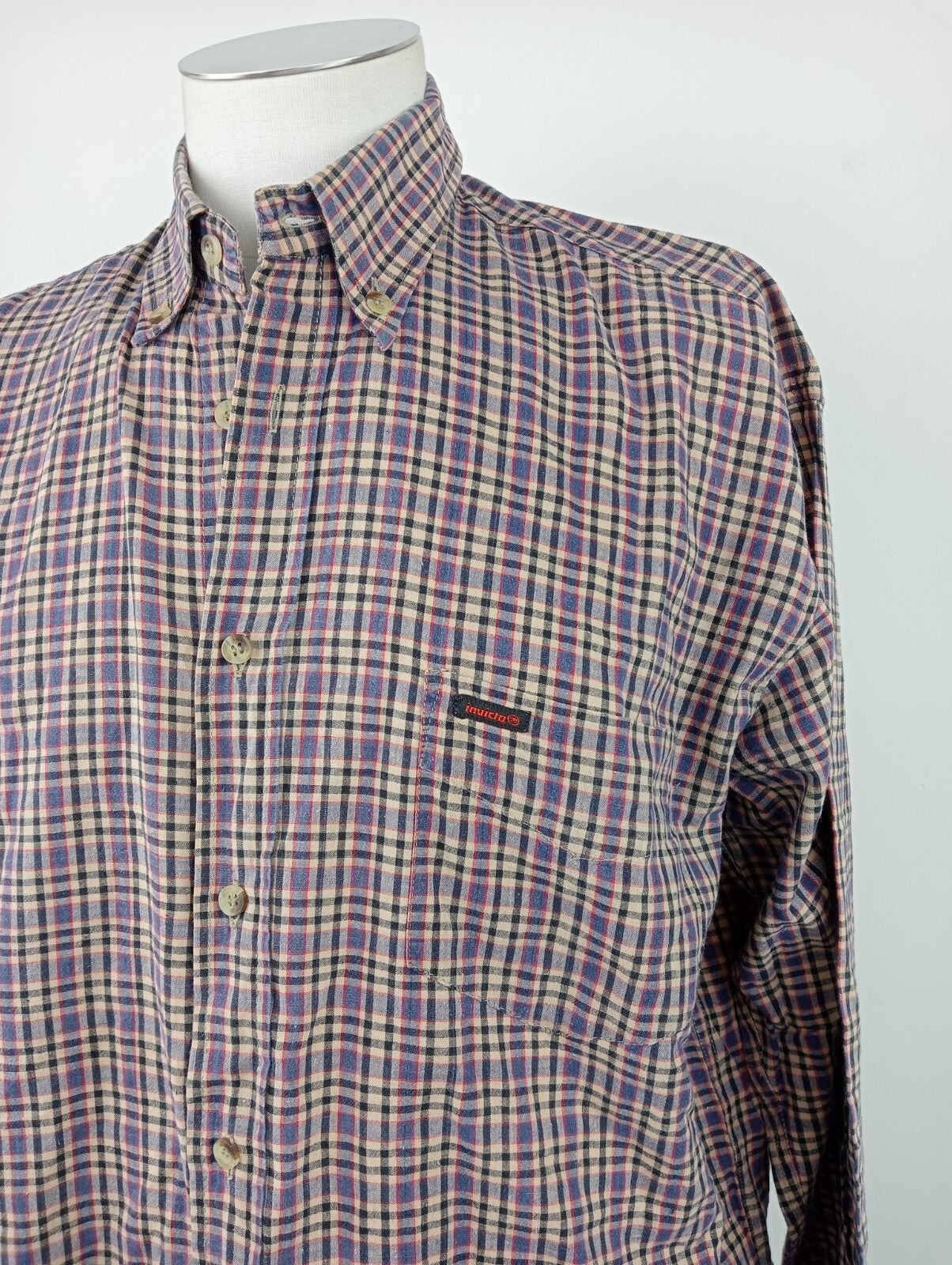 INVICTA CAMICIA UOMO COTONE COTTON TG XL MAN CASUAL VINTAGE SHIRT ITALY