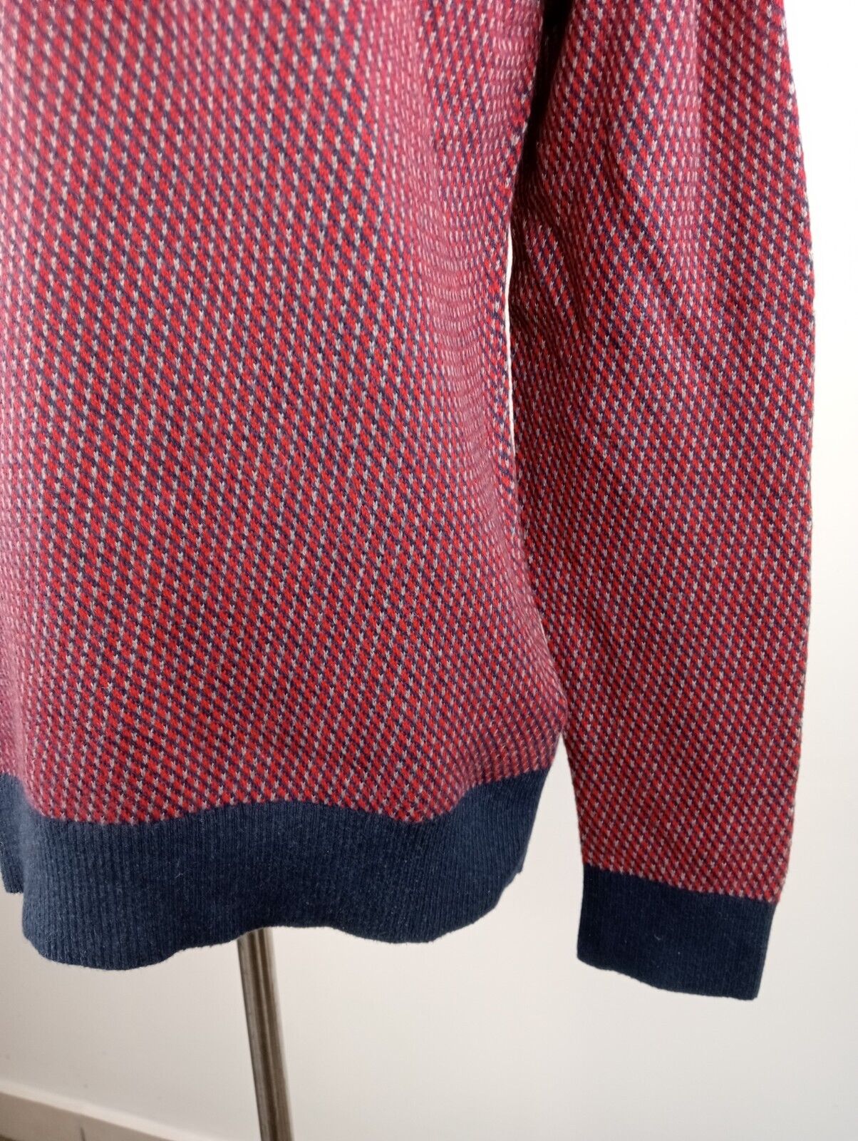 TOMMY HILFIGER MAGLIONE UOMO Tg. L MAN SWEATER CASUAL VINTAGE COTONE CASHMERE