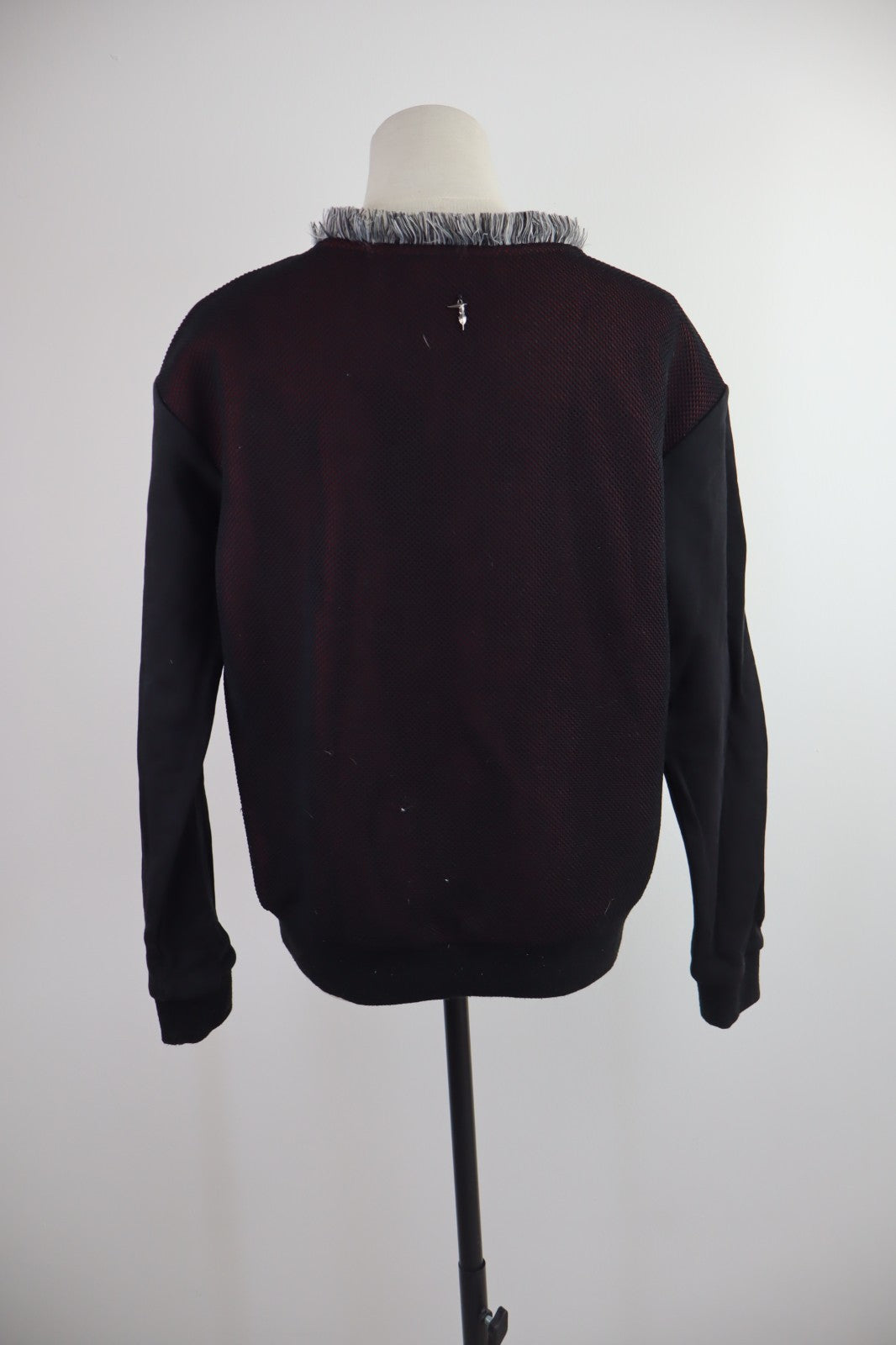 TRUSSARDI JEANS MAGLIA DONNA TG. S WOMAN CASUAL VINTAGE SWEATER LOGO