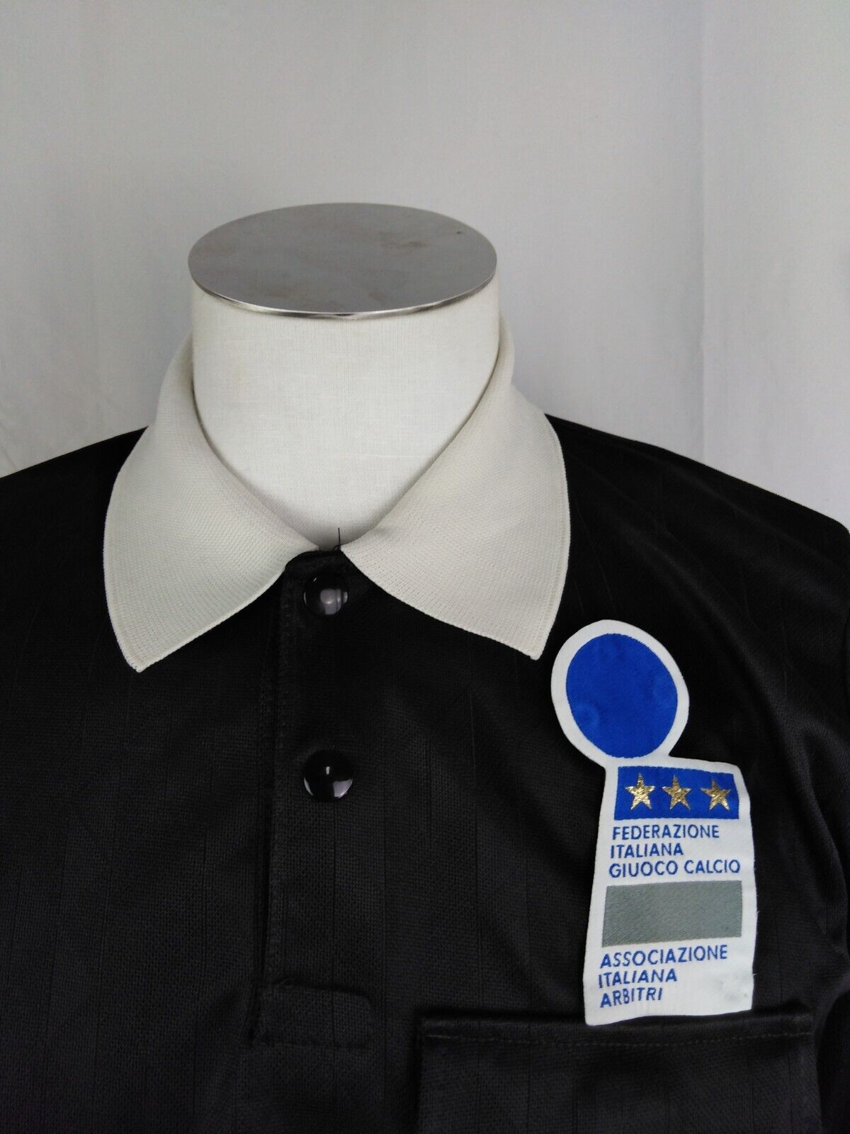 DIADORA ITALY MAGLIA ARBITRO CALCIO UOMO Tg M/44-46 SOCCER VINTAGE JERSEY