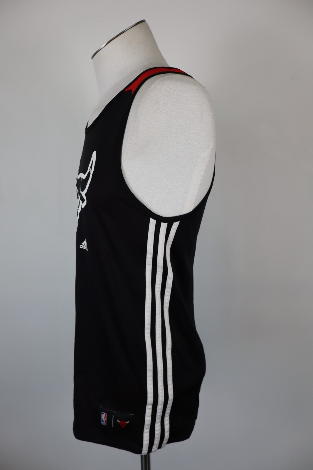 ADIDAS CHICAGO BULLS CANOTTA BASKET DOUBLEFACE T-SHIRT UOMO TG M SPORT  CASUAL