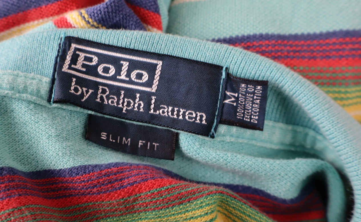 RALPH LAUREN POLO MAGLIA UOMO TG. M MAN COTONE T-SHIRT CASUAL VINTAGE