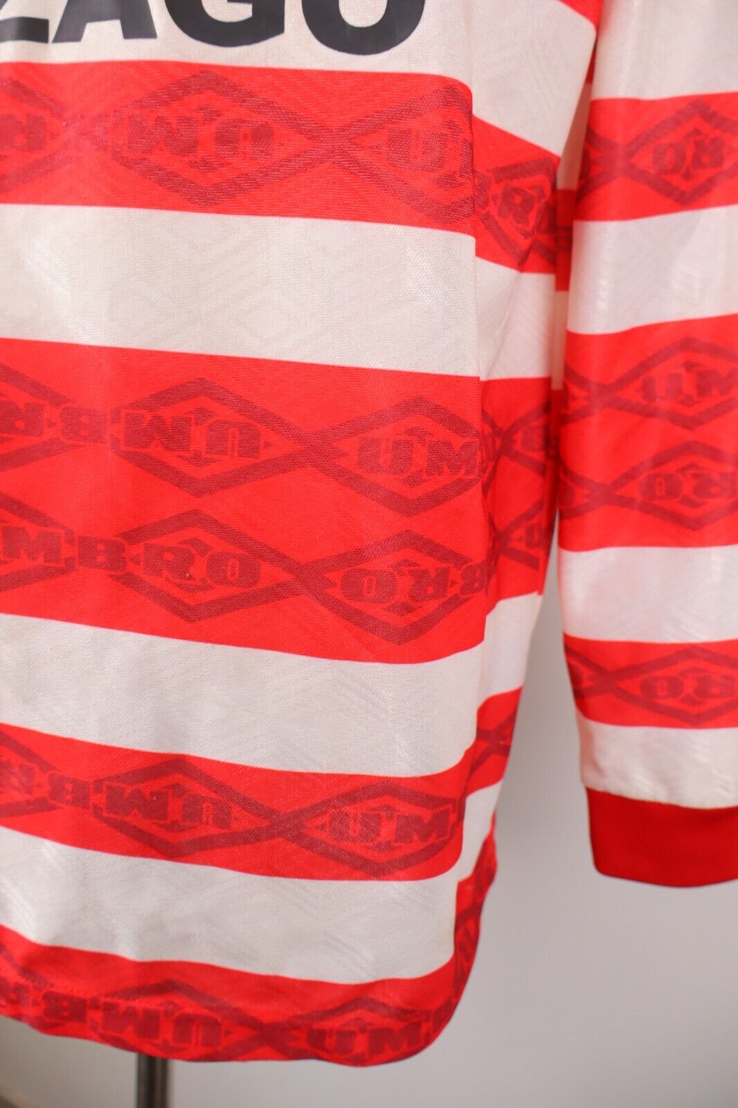 UMBRO TILSA BARZAGO N 8 MAGLIA CALCIO UOMO TG L SOCCER TRIKOT MAN JERSEY