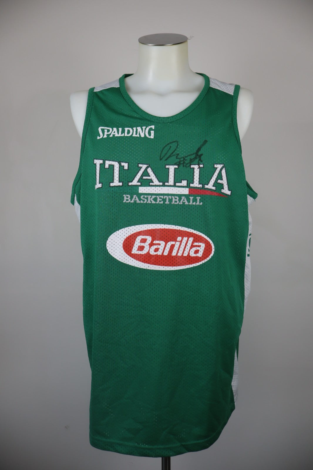 SPALDING ITALIA CANOTTA MAGLIA BASKET UOMO XL T-SHIRT MAN SPORT DOUBLE FACE TAG