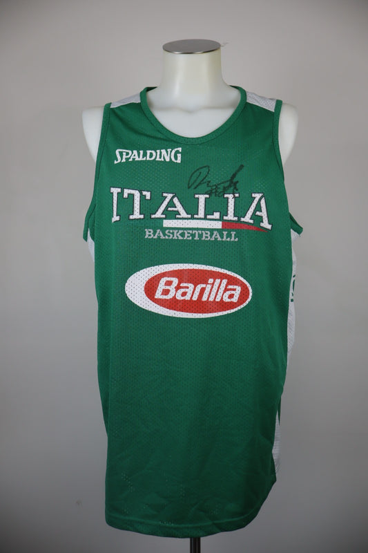 SPALDING ITALIA CANOTTA MAGLIA BASKET UOMO XL T-SHIRT MAN SPORT DOUBLE FACE TAG